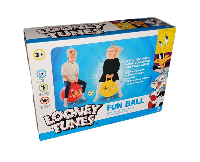 Gerrardo's Toys Looney Tunes Skippybal - Rood - 45 cm