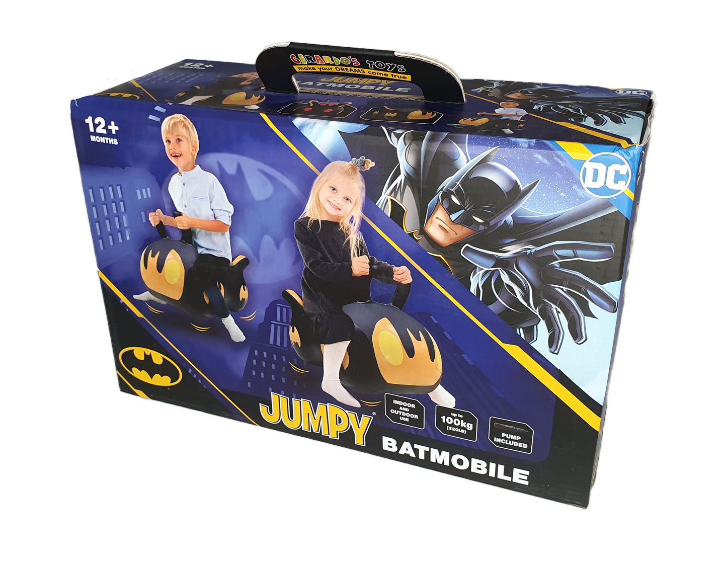 Gerrardo's Toys Jumpy Batmobile Skippybal - tot 100 kg