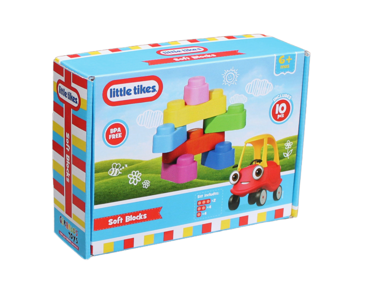 Gerrardo's Toys Little Tikes Zachte Bouwblokken - 10 stuks