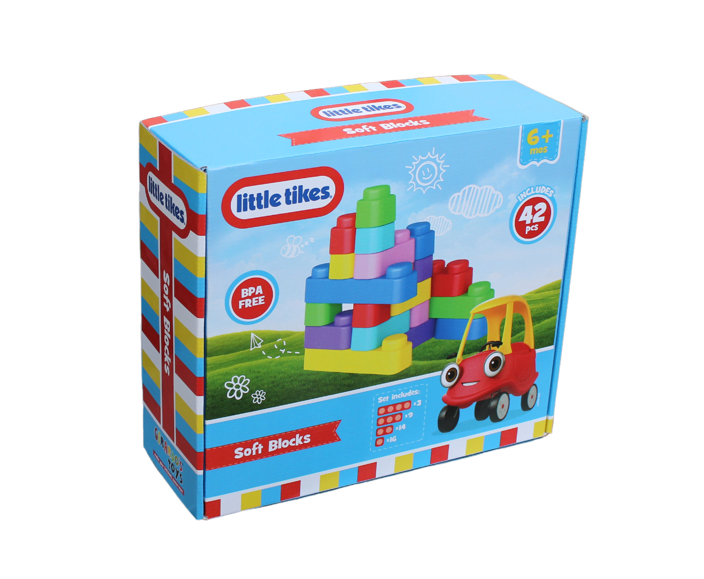 Gerrardo's Toys Little Tikes Zachte Bouwblokken - 42 stuks