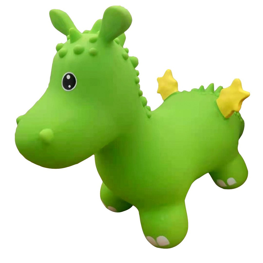 Gerardo's Toys Jumpy Draak Skippybal - Groen - tot 100 kg