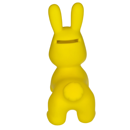 Gerrardo's Toys Jumpy Haas Spaarpot - Geel
