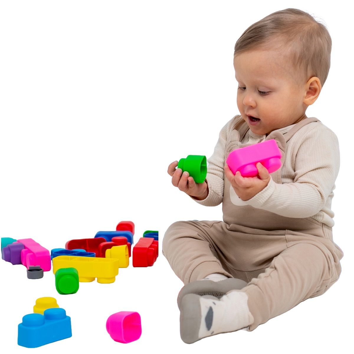 Gerrardo's Toys Little Tikes Zachte Bouwblokken - 21 stuks