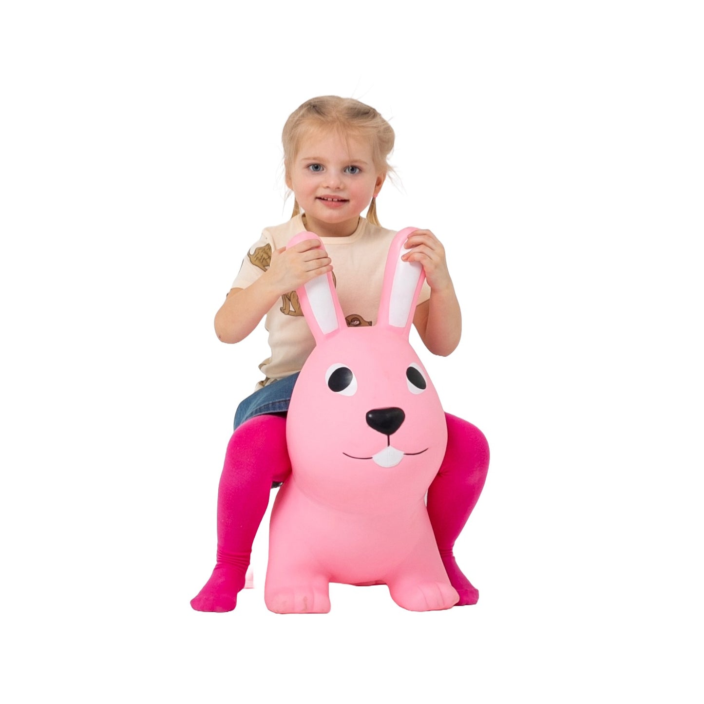 Gerrardo's Toys Jumpy Haas Skippybal - Roze - tot 100 kg