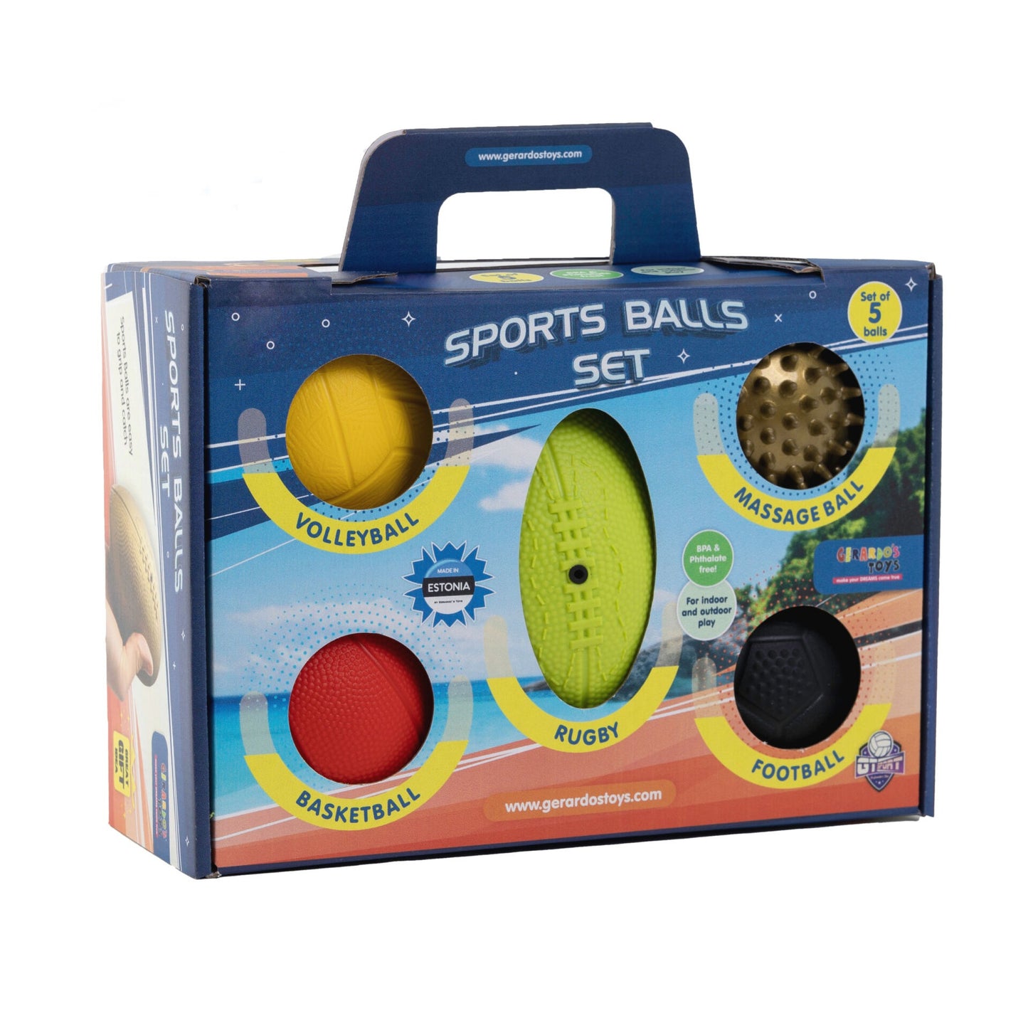 Gerrardo's Toys Sportballenset - 5 stuks