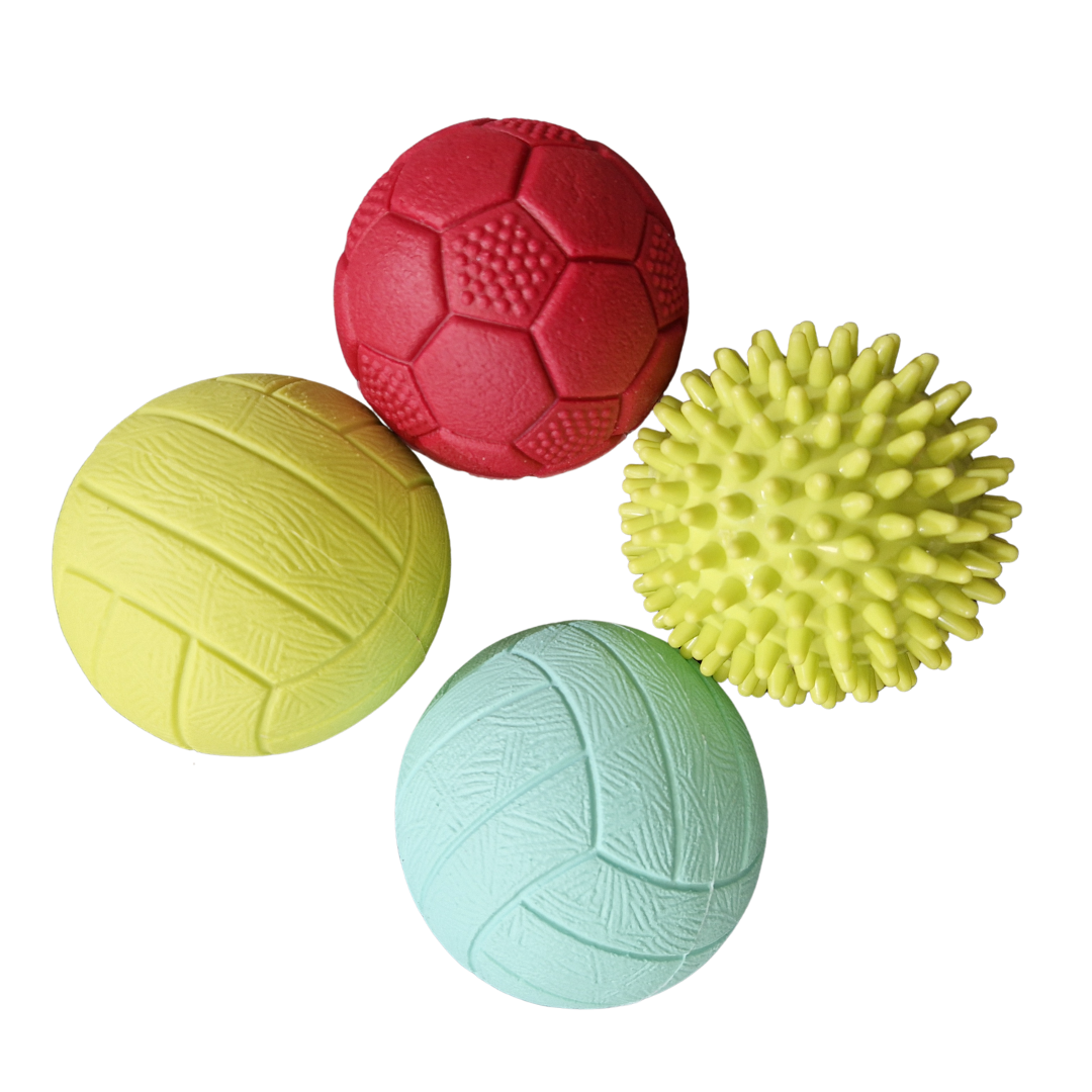 Gerardo's Toys Sensory Ballenset - 4 stuks