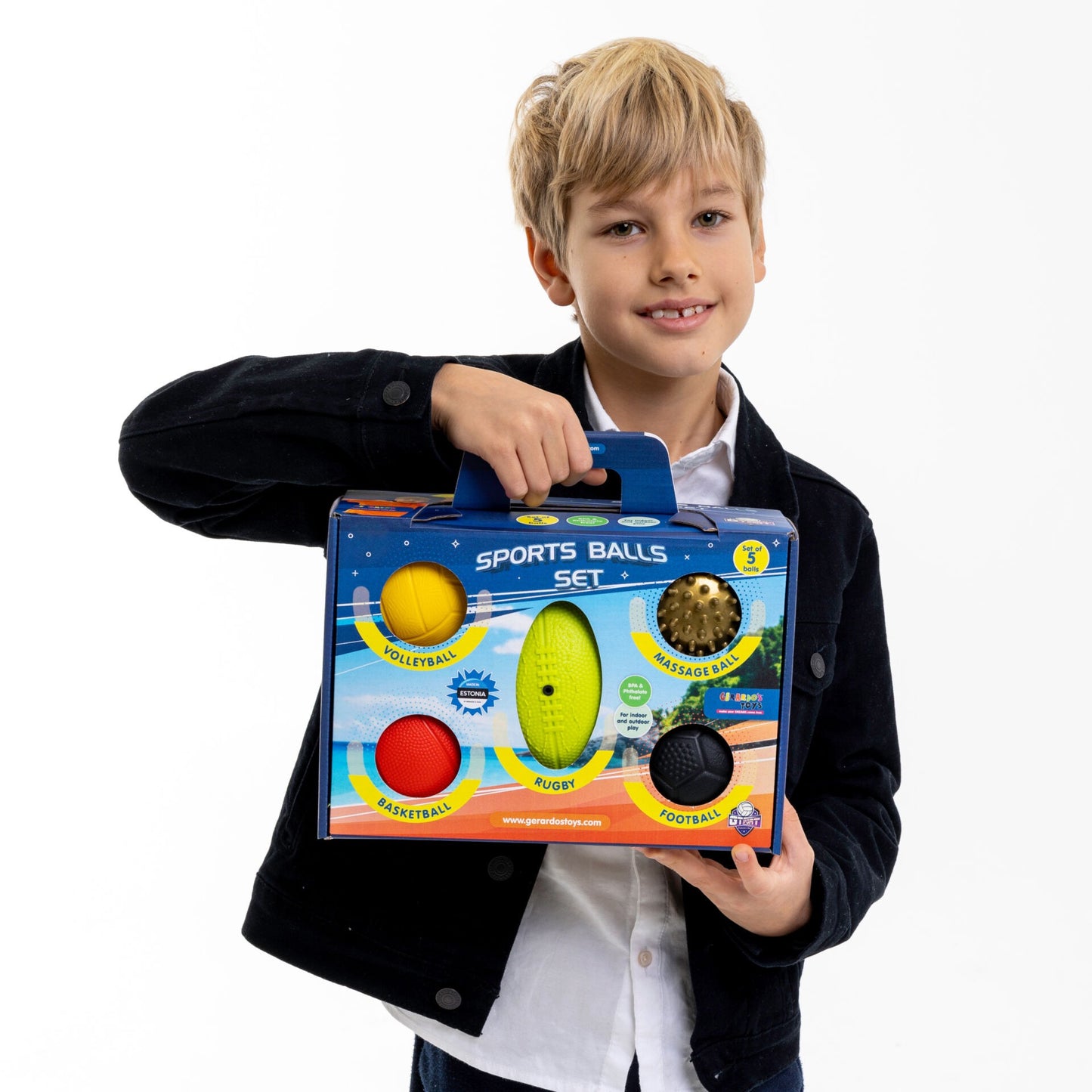 Gerrardo's Toys Sportballenset - 5 stuks