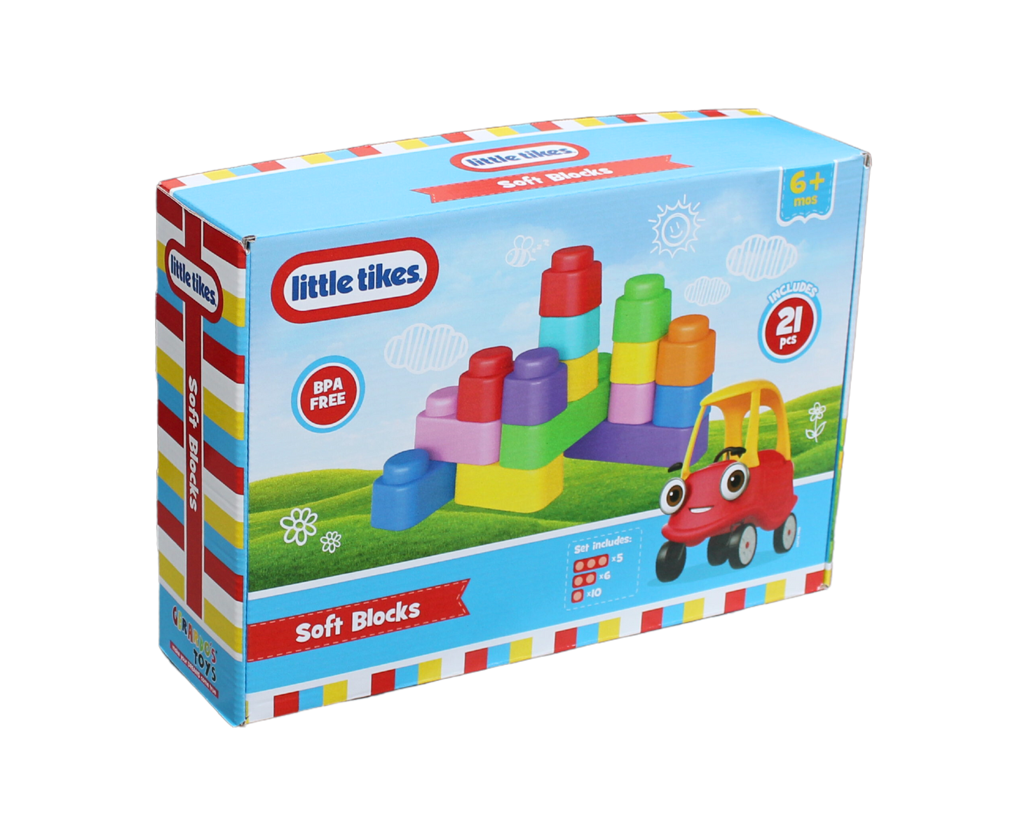 Gerrardo's Toys Little Tikes Zachte Bouwblokken - 21 stuks