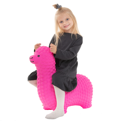 Gerrardo's Toys Jumpy Alpaca Skippybal - Fel Roze - tot 100 kg
