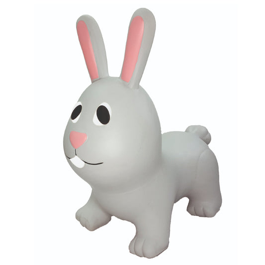 Gerrardo's Toys Jumpy Haas Skippybal - Grijs - tot 100 kg