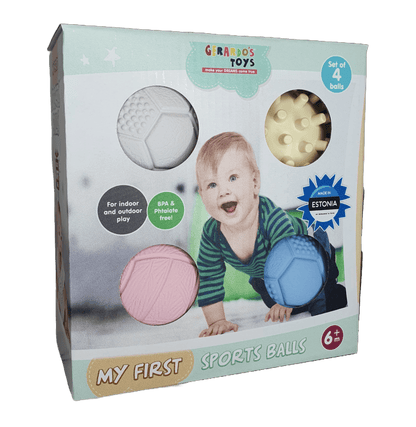 Gerrardo's Toys Sensory Ballenset - 4 stuks