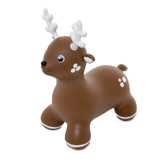 Gerardo's Toys Jumpy Hert Skippybal - Bruin - tot 100 kg