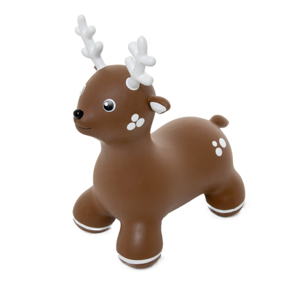 Gerrardo's Toys Jumpy Hert Skippybal - Bruin - tot 100 kg