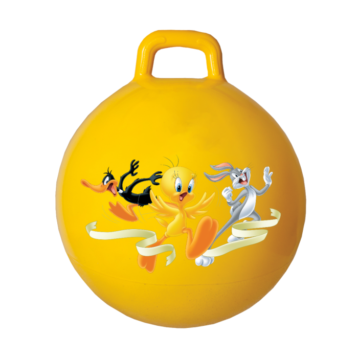 Gerrardo's Toys Looney Tunes Skippybal - Geel - 45 cm