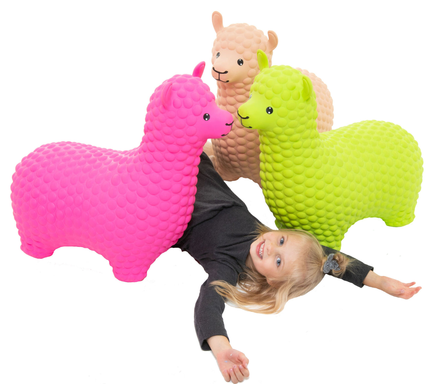 Gerrardo's Toys Jumpy Alpaca Skippybal - Lime Groen - tot 100 kg