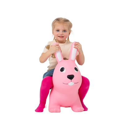 Gerrardo's Toys Jumpy Haas Skippybal - Roze - tot 100 kg