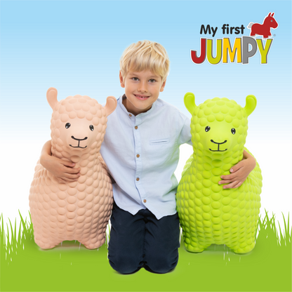 Gerardo's Toys Jumpy Alpaca Skippybal - Lime Groen - tot 100 kg