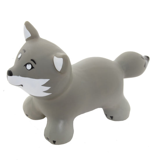 Gerrardo's Toys Jumpy Wolf Skippybal - Grijs - tot 100 kg