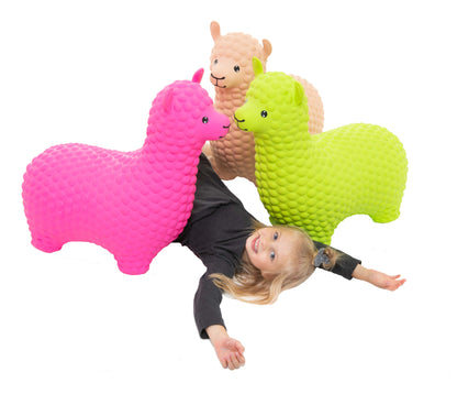 Gerrardo's Toys Jumpy Alpaca Skippybal - Fel Roze - tot 100 kg