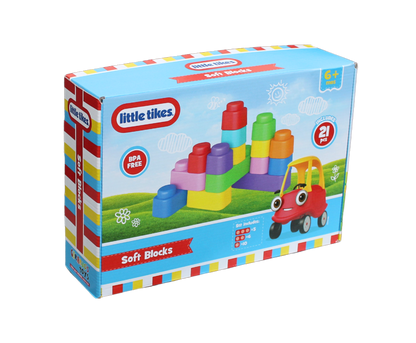 Gerrardo's Toys Little Tikes Zachte Bouwblokken - 21 stuks